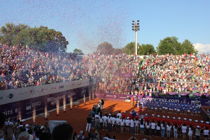 Finals ceremony at BRD Bucharest Open 2014